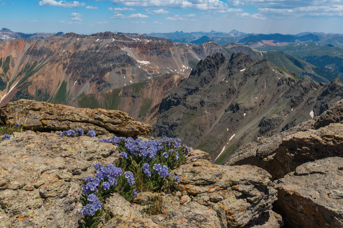 Climbing US Grant Peak