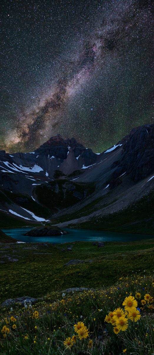 Milky Way over Island Lake