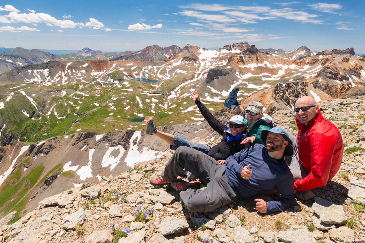 Climbing US Grant Peak