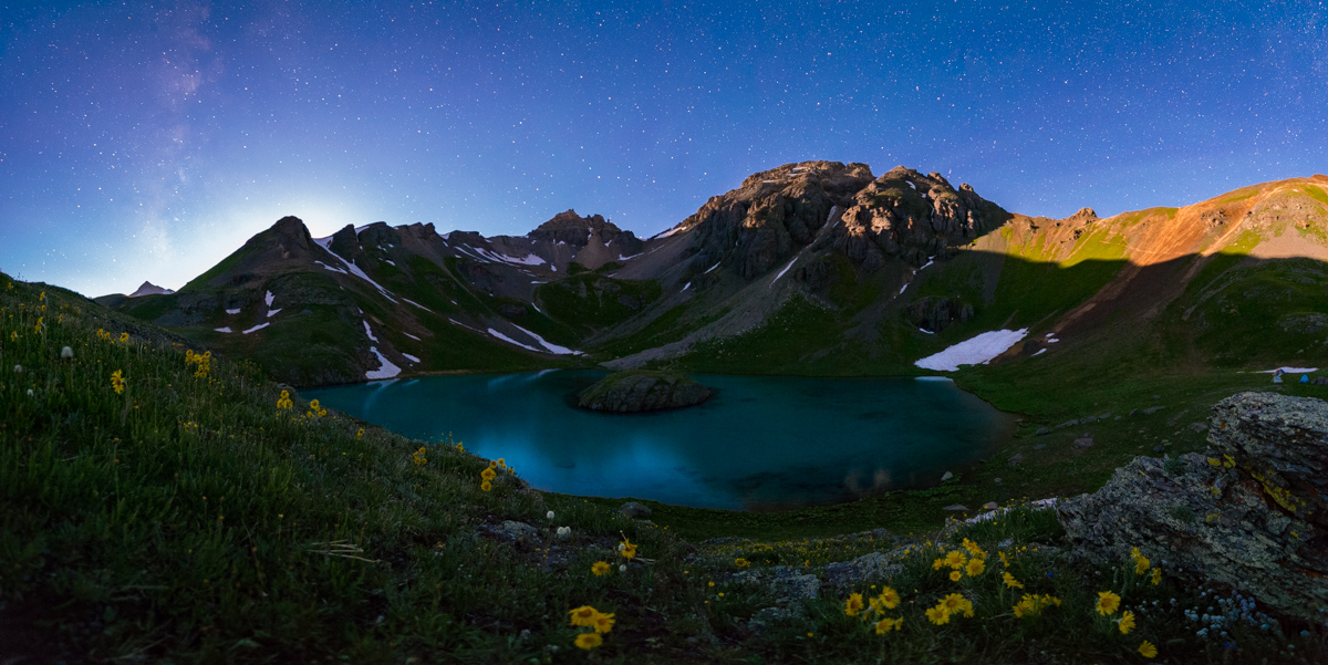 Stars over Island Lake