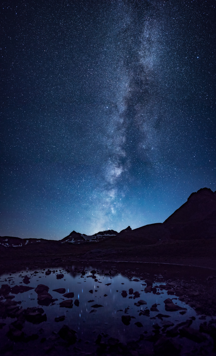 Milky Way over Ice Lake Basin