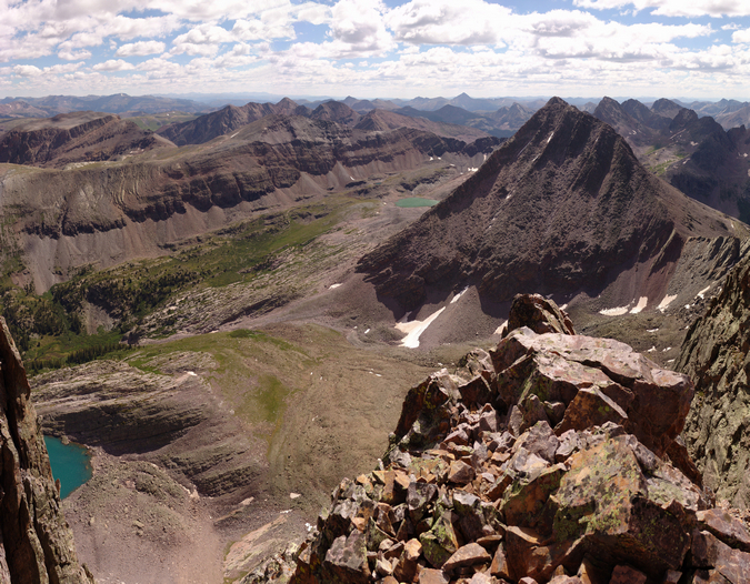 Vestal Peak Pano Looking East