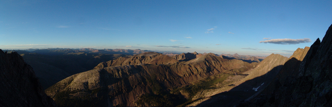 sunset in vestal basin