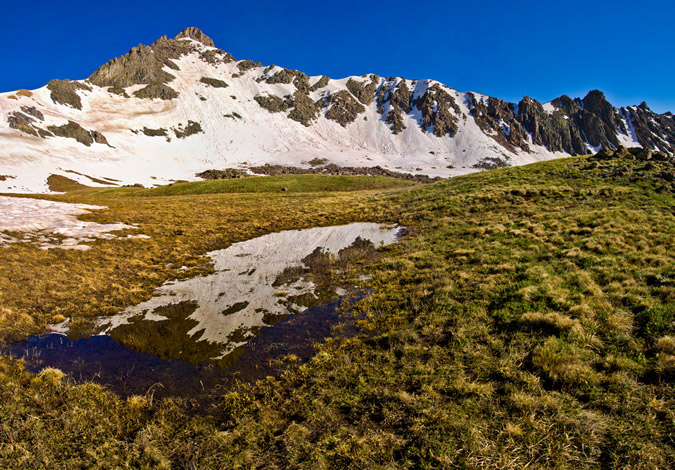 Wetterhorn Reflection Panoramic