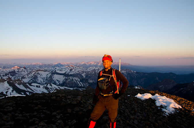 Matt Payne on Wetterhorn