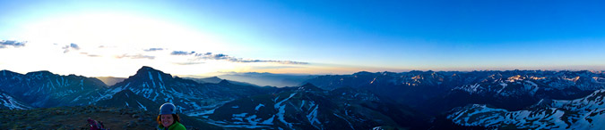 Uncompahgre and Regina Panoramic