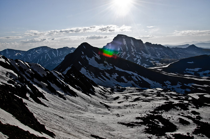 Uncompahgre with Lens Flare