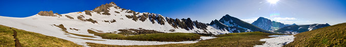 Wetterhorn, Matterhorn and Uncompahgre Panoramic