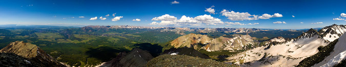 Wilson Peak summit pano