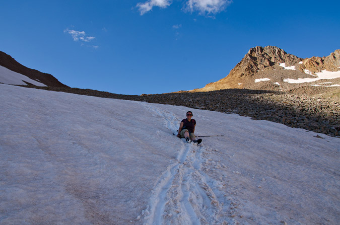 Wilson Peak Glissading