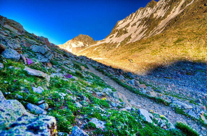 Navajo Basin trail HDR