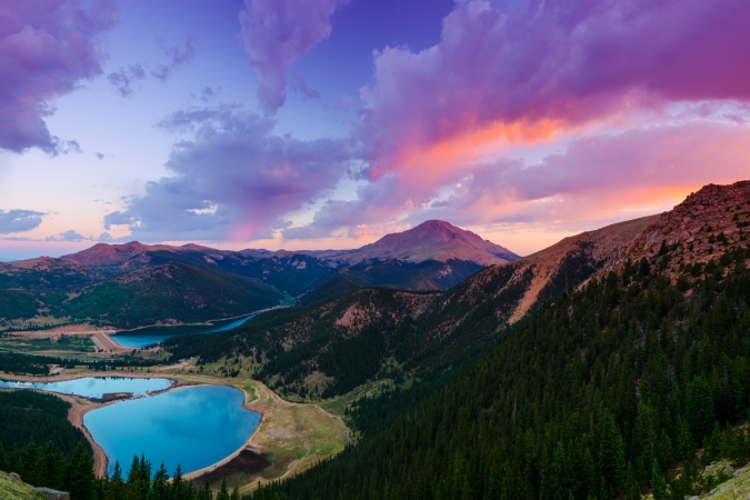 Pikes Peak at Sunrise