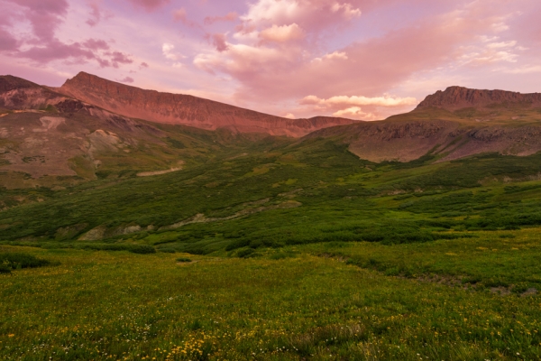 Half Peak at sunset